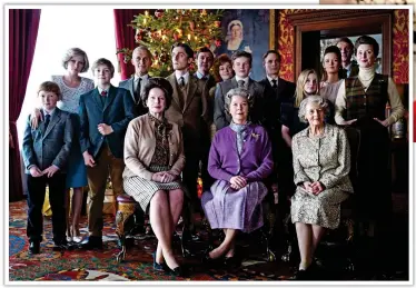  ?? ?? THE FIRM: Elizabeth Berrington, Stella Gonet and Lore Stefanek lead the Royal Family cast