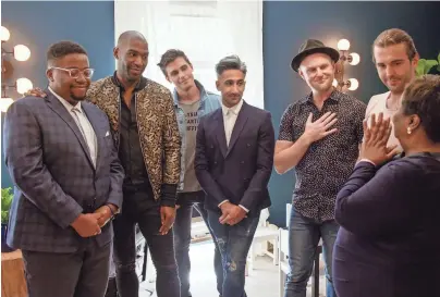  ?? NETFLIX ?? The guys from “Queer Eye” are back with Season 2, just three months after their first season signed off.