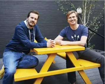  ?? TRANSFERWI­SE ?? Kristo Kaarman and Taavet Hinrikus founded TransferWi­se after losing money through their banks’ exchange rates.