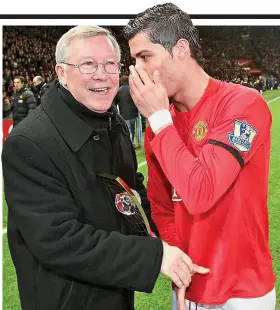  ?? GETTY IMAGES ?? Glory days: Ferguson and Ronaldo at Old Trafford in 2009