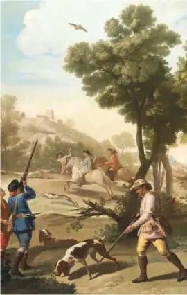  ?? Foto: Prado ?? Jagd hat Tradition. Francisco de Goya: Aufbruch zur Jagd.