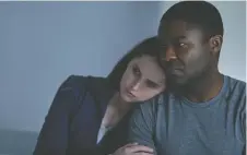  ??  ?? Felicity Jones, left, and David Oyelowo play astronauts on their way back to Earth in the stellar and unusual science-fiction drama The Midnight Sky.