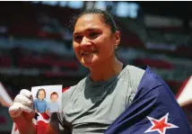  ?? Photo / Photosport ?? Family comes first for Kiwi Olympian Valerie Adams.