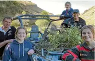  ??  ?? Family life on the farm sparked Molly Donald’s passion for the industry. From left, Bruce, Molly, Georgina, Chrissina and Hannah Donald.