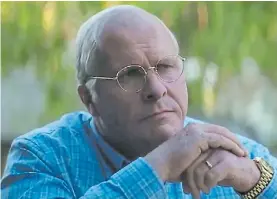  ??  ?? “Vice”. Christian Bale, como el ex vicepresid­ente Dick Cheney.