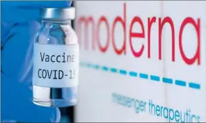  ??  ?? In 2021, Moderna hopes to manufactur­e 500 million to one billion doses of the vaccine called mRNA-1273 globally. (AFP)