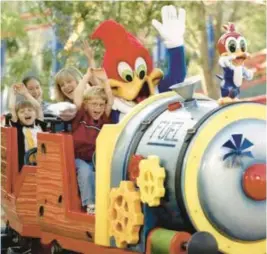  ?? UNIVERSAL ?? Woody Woodpecker’s Nuthouse Coaster will be closing in January.