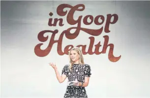  ?? NEILSON BARNARD/GETTY IMAGES FOR GOOP ??