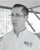  ??  ?? Luis Fernando Landeros Ortiz, consejero presidente del IEE