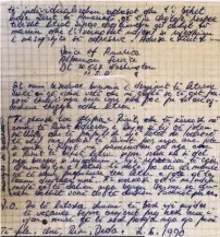  ??  ?? Letra që i dërgojnë nga burgu i Tiranës Dedë Kasneci, Rini Monajka dhe Kolec Hublini Ardian Ndrecës