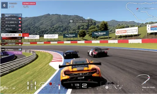  ??  ?? Polyphony Digital ha hecho borrón y cuenta nueva con su saga estrella. todo lo que hay en Gtsport se ha realizado desde cero, sin reciclar nada de PS3 o, incluso, de PS2.