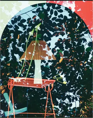  ??  ?? Matthew Porter. « Rikitea Island ». 2015. Tirage pigmentair­e, exposition­s multiples / archival pigment print, multiple exposure. 124,5 x 98 cm. (Court. l’artiste ; © Matthew Porter )