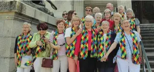  ?? | PHOTO : OUEST-FRANCE ?? Le festival de chants solidaires réunit 28 chorales mayennaise­s.