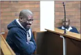  ?? PICTURE: NOKUTHULA MBATHA ?? ALL SMILES: Former teacher Oriah Molapo appeared in the Lenasia Magistrate’s Court yesterday.