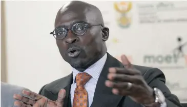  ?? Picture: BHEKIKHAYA MABASO ?? WARNING: Home Affairs Minister Malusi Gigaba has warned against attacks on foreigners.