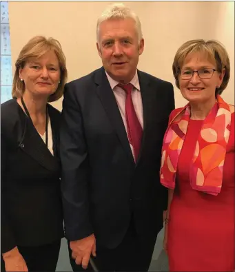  ??  ?? Local MEP and Vice President of the European Parliament, Mairead McGuinness, is pictured meeting Louth TD Fergus O’ Dowd who visited Brussels as part of a delegation from the British Irish Parliament­ary Assembly. McGuinness and O’Dowd, Chair of the...