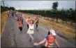  ?? DESTINATIO­N RACES ?? Wineries are the focal point of the Napa-to-Sonoma Wine Country Half Marathon in California. Some runners go as much for the postrace party as for the race.