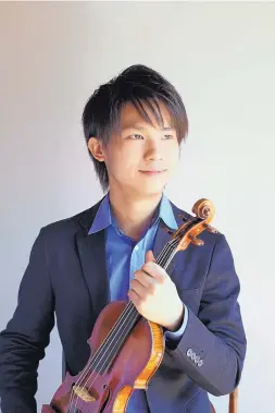  ??  ?? Violinist Fumiaki Miura.