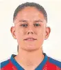  ?? ?? Helena Vives Cantero, jugadora de la SD Huesca, 22.