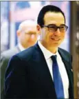  ?? EDUARDO MUNOZ ALVAREZ/AFP ?? Steven Mnuchin, president-elect Donald Trump’s pick for treasury secretary.