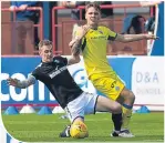  ??  ?? Holt tackles Saints’ Wright