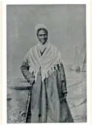  ?? LIBRARY OF CONGRESS VIA AP ?? An undated photo shows Sojourner Truth, a Black woman who had escaped slavery with her infant daughter.