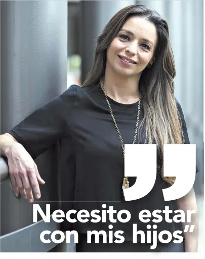  ??  ?? Paciencia. Según Mariana, su marido tuvo que modificar muchas cosas. “Pensaba que como era 13 años menor, iba a ser maleable. Y la verdad es que no fue así”.