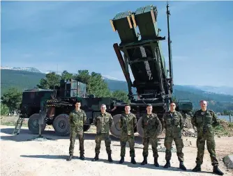  ?? FOTO: DPA ?? Die deutschen Raketen-Spezialist­en sind seit Anfang 2013 in der Türkei im Einsatz.