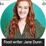  ?? ?? Food writer Jane Dunn