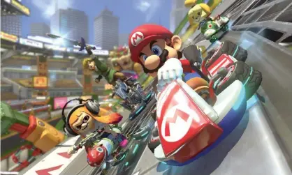  ??  ?? Nintendo Switch users were unable to play games such as Mario Kart 8 Deluxe online for almost nine hours on Tuesday. Photograph: Nintendo