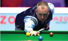  ?? Pantling/Getty Images ?? Mark Williams in action at the Alexandra Palace (wasp not pictured). Photograph: Alex