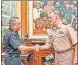  ?? PTI ?? Chief of Army Staff General Manoj Pande with Commanding General US Army Pacific, in New Delhi.