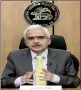  ??  ?? RBI Governor Shaktikant­a Das addresses the media.