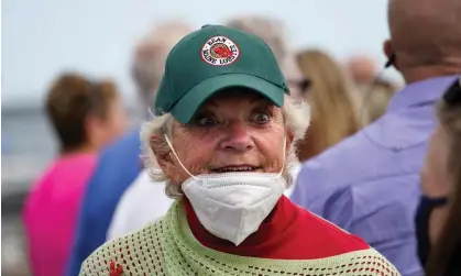  ?? ?? Linda Bean attends a 2020 campaign rally in support of Donald Trump. Photograph: Robert F Bukaty/AP