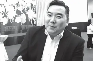  ?? EHDA M. ?? Oakridge Realty Developmen­t Corporatio­n CEO Edmun Liu said that while it is good that big developers are coming to Cebu and providing large office spaces for big tenants, the company, on the other hand saw the huge gap for homegrown and startups.
