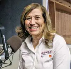  ?? | FACEBOOOK ?? Judith Díaz es candidata a Senadora.