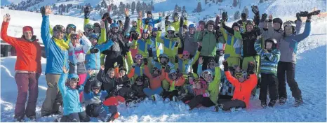  ?? FOTO: VEREIN ?? Die Sonne strahlt bei der Familienfr­eizeit des Alpenverei­ns Pfullendor­f.