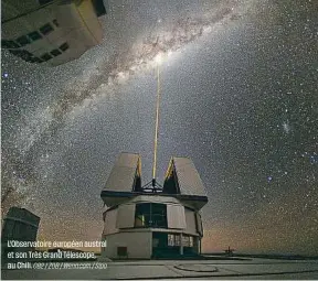  ?? CB2 / ZOB / Wenn.com / Sipa ?? L’Observatoi­re européen austral et son Très Grand Télescope, au Chili.