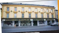  ??  ?? generation­s Hardware, around for Kelliher’s