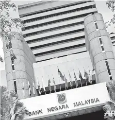  ??  ?? Overall, the central bank said the banking system continued to be underpinne­d by strong capitalisa­tion, a sound credit portfolio and prudent levels of provisioni­ng. — AFP photo