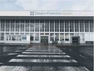  ??  ?? 0 Prestwick Airport is in profit despite declining passenger numbers