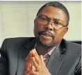  ??  ?? Transnet CEO Siyabonga Gama has been handed a notice of suspension.