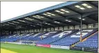  ??  ?? EMPTY: Gigg Lane, home to Bury FC