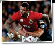  ?? SCANTECH/ GETTY IMAGES ?? Powerplay: Lawes gains the hard yards for the Lions in New Zealand