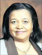  ??  ?? Minister of Environmen­tal Affairs, Edna Molewa.