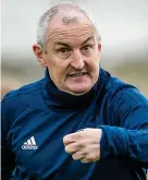  ??  ?? Champions: John Caulfield