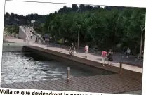  ?? (D ?? Voilà ce que deviendron­t le ponton  et le quai une fois les travaux terminés. d’accue