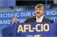  ?? ASSOCIATED PRESS FILE ?? AFL-CIO President Richard Trumka speaks in 2013.