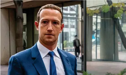  ?? ?? Meta CEO Mark Zuckerberg is the 16th richest person in the world on the Forbes billionair­e list. Photograph: Bloomberg/Getty Images