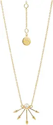  ??  ?? GOLD AND PEARL AXIS NECKLACE SILKANDSTE­EL. CO. NZ $229